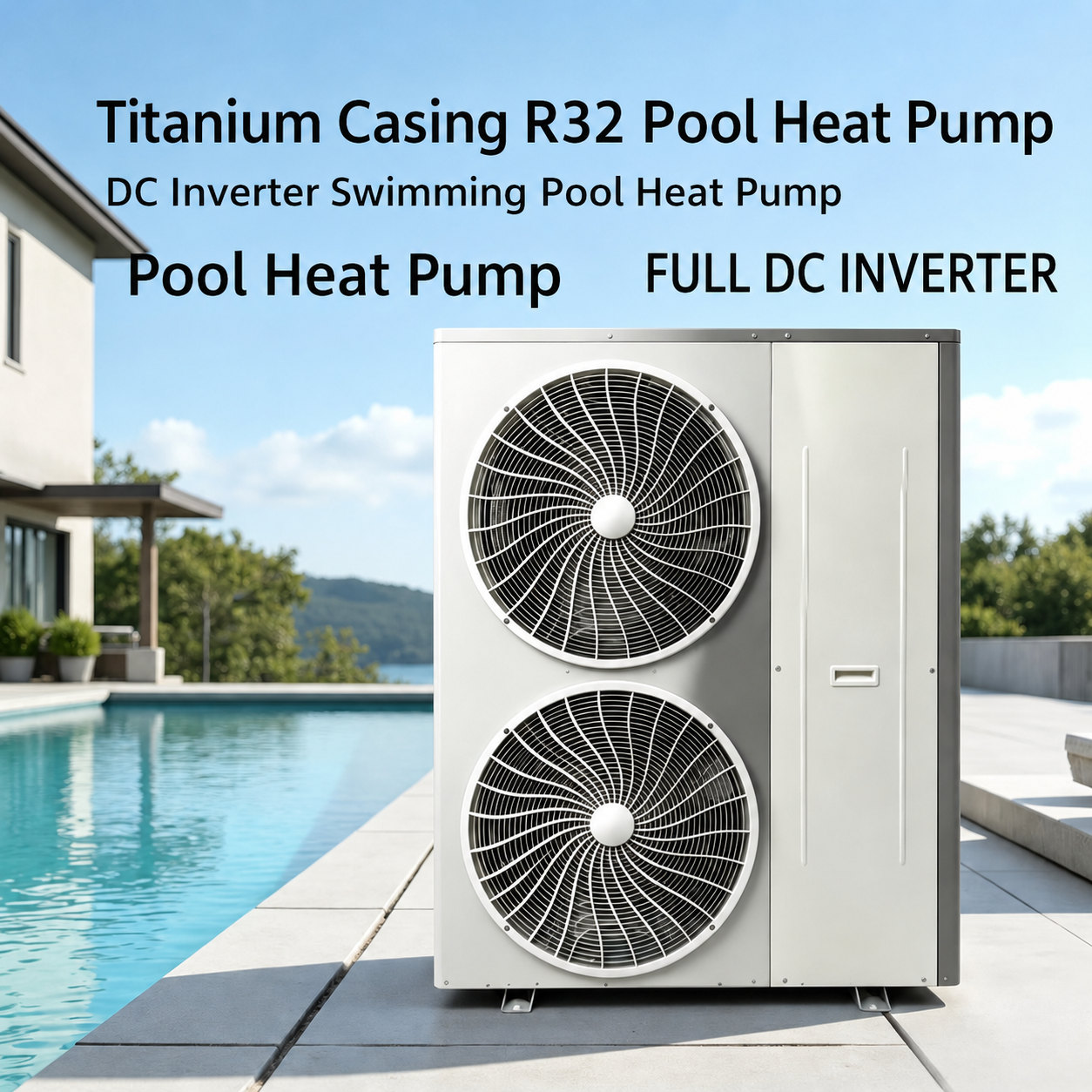JiuHeng R32 inverter swimming pool heat pump 2
