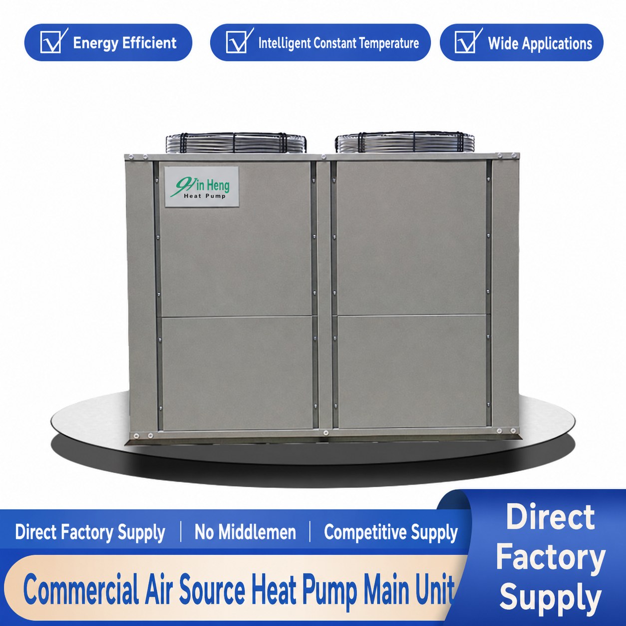 Commercial Air Source Heat Pump Water Heater for Hotels and Residential Buildings 3