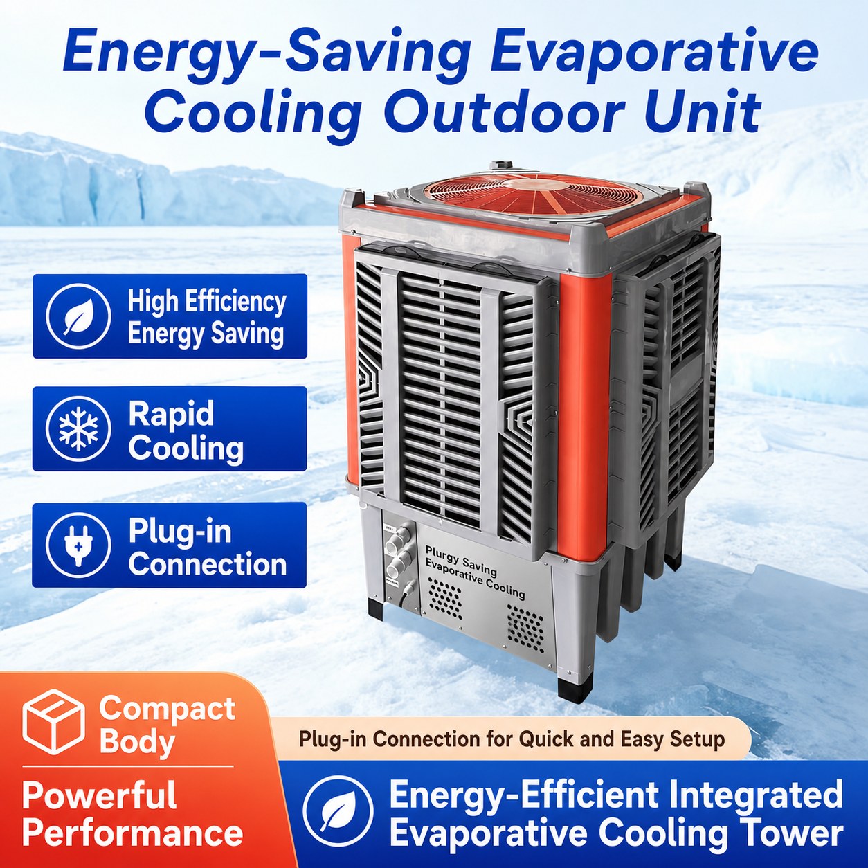 Industrial Energy-Saving Evaporative Cooling Outdoor Unit 2