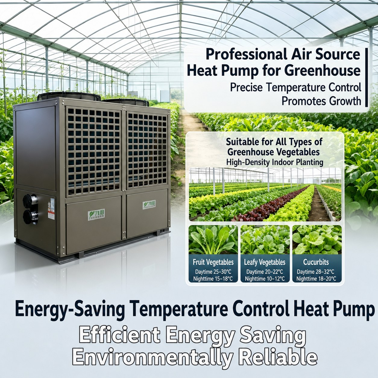 Precision Aquaculture Air Source Heat Pump for Fish and Shrimp Farming 3