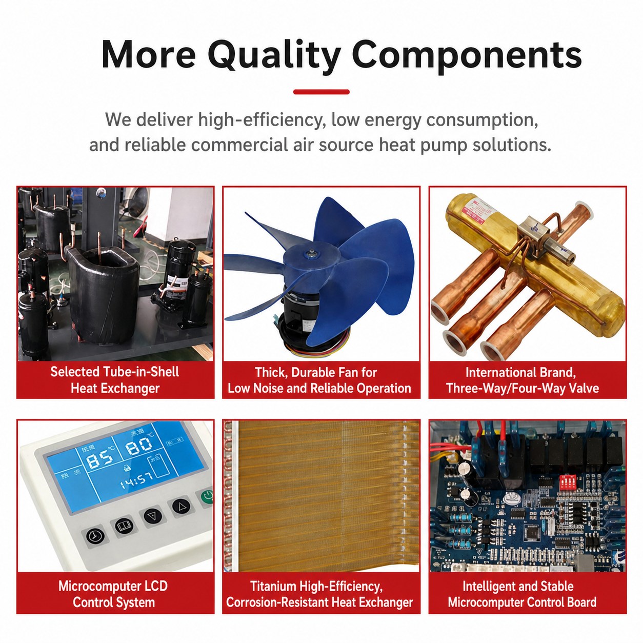High-Temperature Commercial Air Source Heat Pump Heating Unit 4