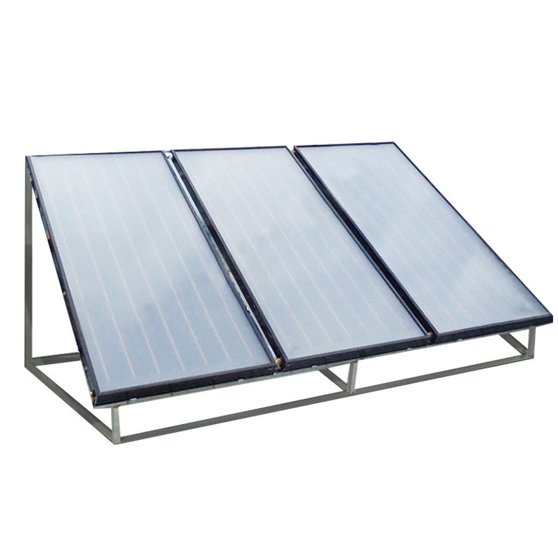 Flat Plate Solar Collector with Black or Blue Selective Coating 5
