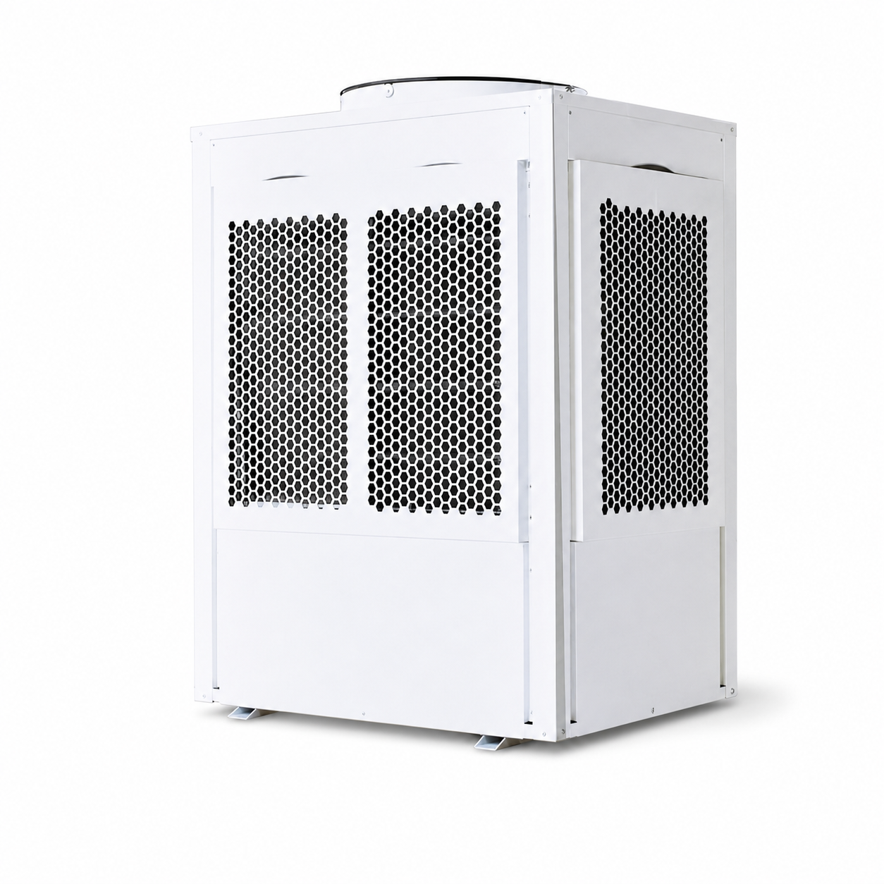 Vertical Energy-Saving Evaporative Air Cooler for Industrial Workshops on white background