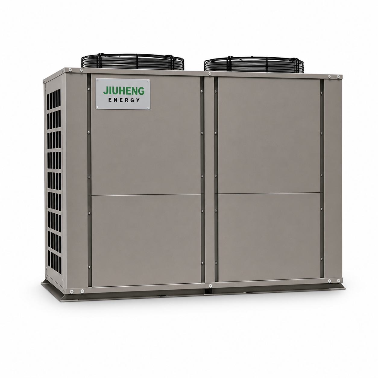 High-Temperature Commercial Air Source Heat Pump Heating Unit on white background