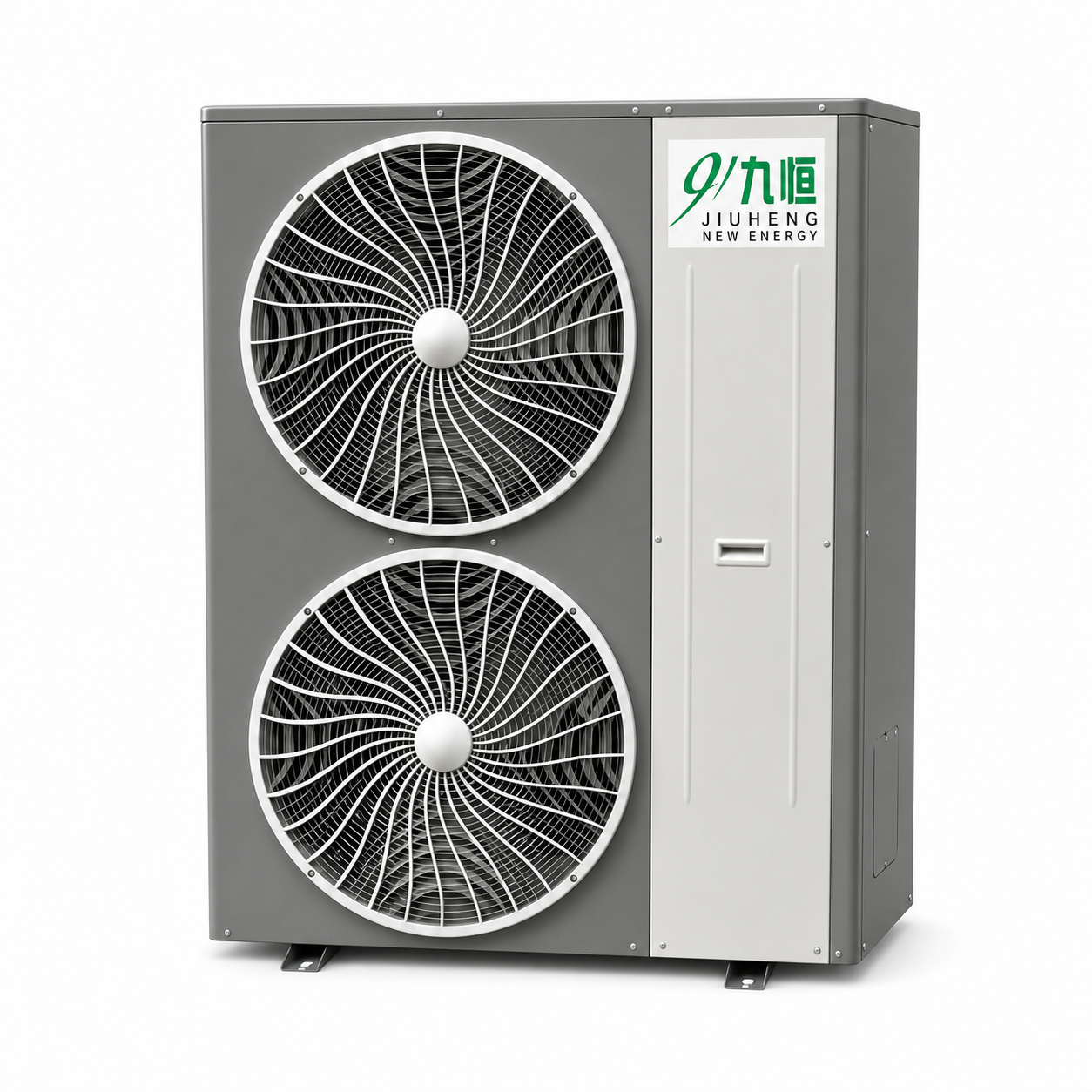 Titanium Casing R32 DC Inverter Swimming Pool Heat Pump with GMCC Compressor on white background