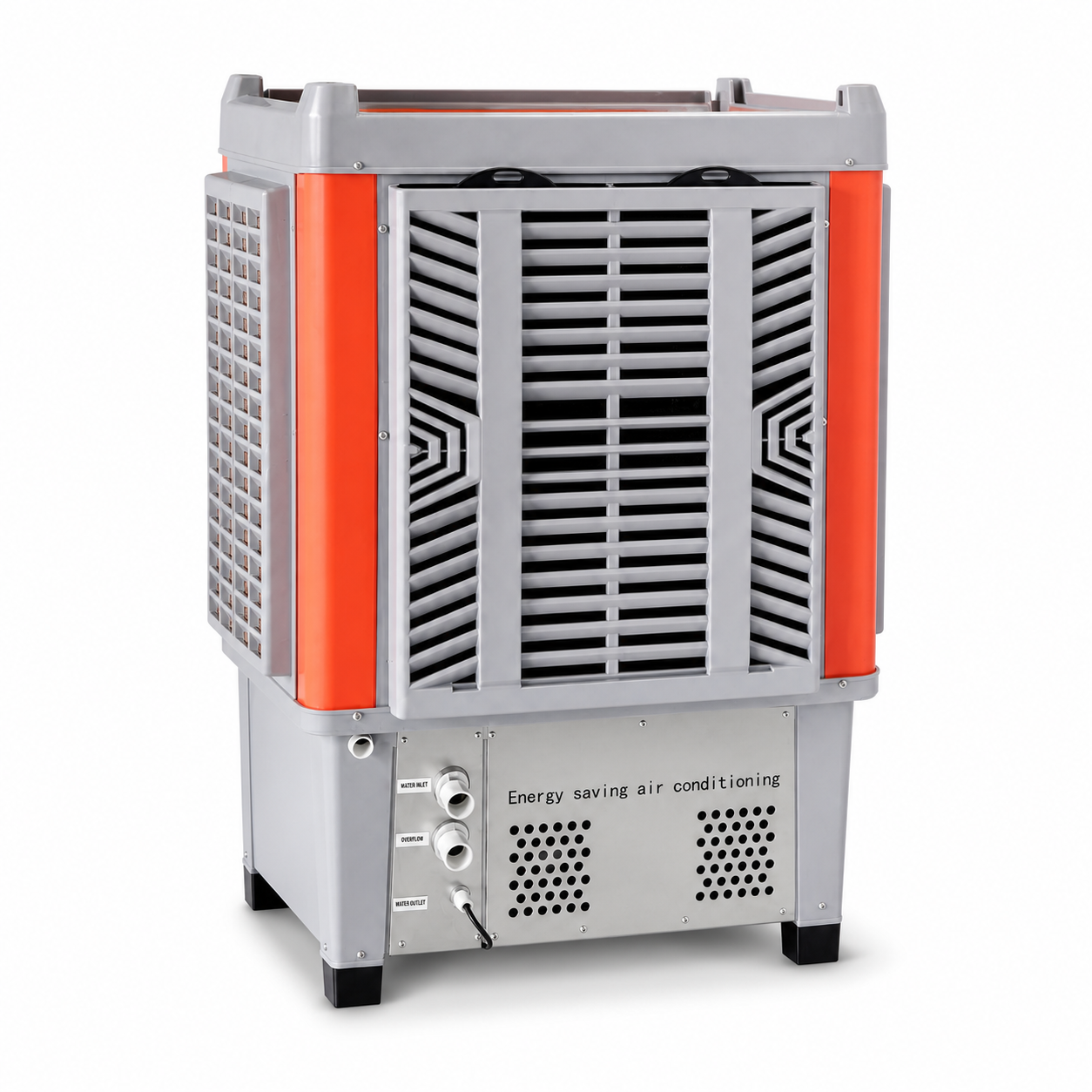 Industrial Energy-Saving Evaporative Cooling Outdoor Unit on white background